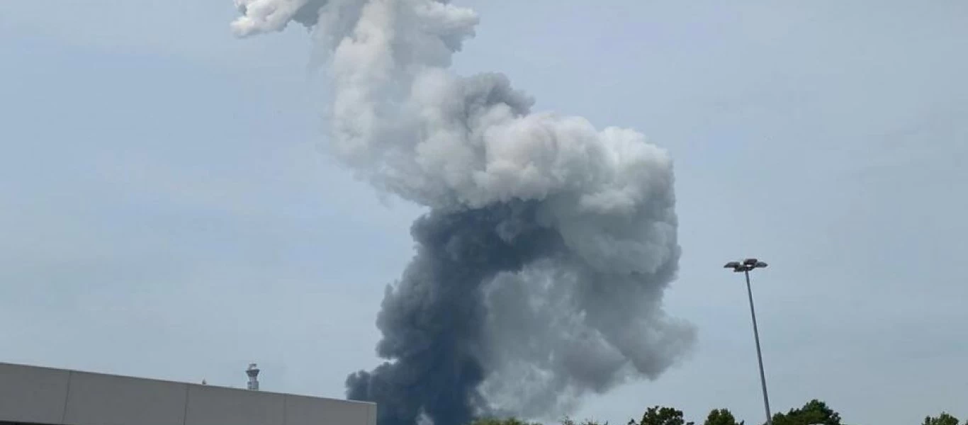 Ισχυρή έκρηξη σε εργοστάσιο επεξεργασίας απορριμμάτων στο Λεβερκούζεν (βίντεο)